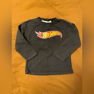 Zara long-sleeve Hot Wheels t-shirt. Size 18-24m.